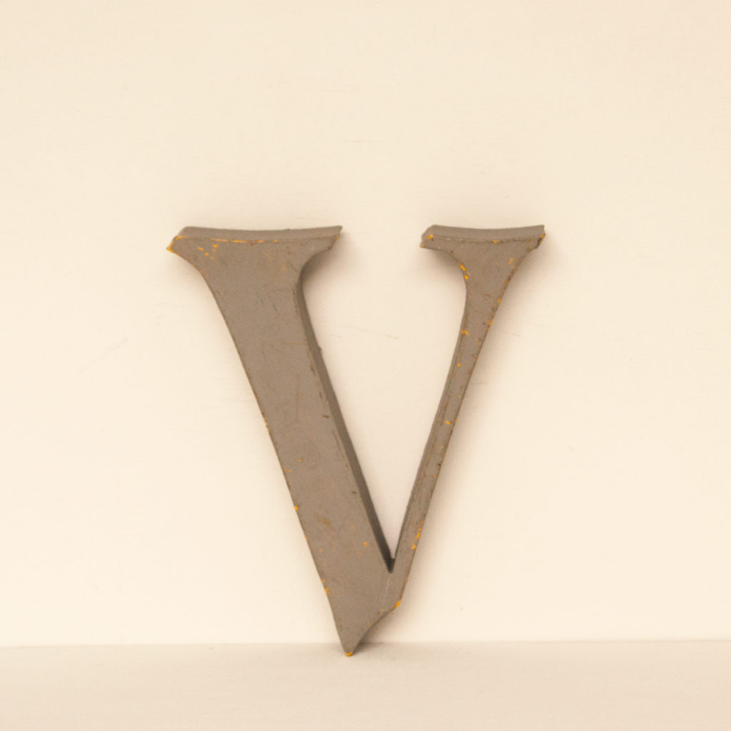 Reclaimed Halo Letter Light V - Vintage Matters